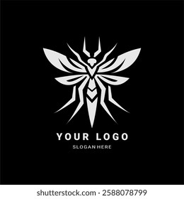 A sleek, cyber-inspired hornet logo with sharp, geometric lines. Perfect for gaming teams, tech brands, and futuristic branding. Symbolizes speed, power, precision, and innovation.