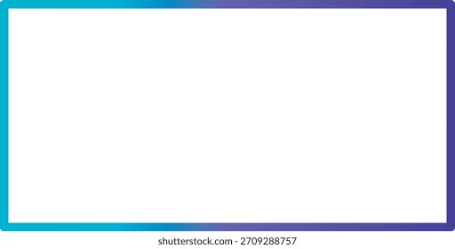 Fondo oscuro elegante con marco de degradado violeta azul luminoso