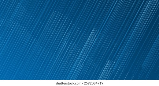 A sleek dark blue abstract background with wave lines and smooth gradients. The dynamic design and subtle transitions create a visually appealing and versatile backdrop for various creative projects.