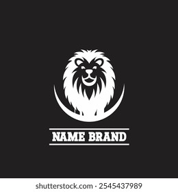 A sleek, elegant animal logo with clean lines and minimalist details, embodying sophistication and timeless appeal