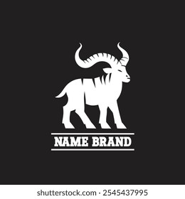 A sleek, elegant animal logo with clean lines and minimalist details, embodying sophistication and timeless appeal