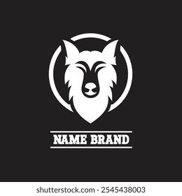 A sleek, elegant animal logo with clean lines and minimalist details, embodying sophistication and timeless appeal