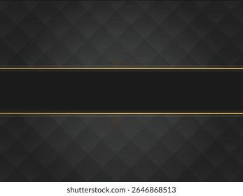 Sleek and elegant background featuring a dark textured surface with refined golden lining. Ideal for luxury branding, packaging, invitations, or modern designs with a classy, premium feel.