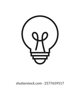 A sleek and elegant light bulb icon is a powerful symbol representing creativity and inspiration within the fields of renovation and construction, serving as an embodiment of modern design principles