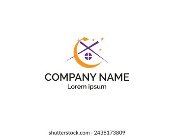 Sleek emblem representing pristine homes, a beacon of cleanliness and comfort.