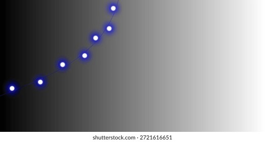 Ein schlanker und futuristischer Hintergrund aus unscharfen Lichtkreisen, der einen dynamischen und schimmernden Bokeh-Effekt bietet, der perfekt für technische Präsentationen, digitale Kunst oder lebendige Veranstaltungshintergründe geeignet ist.
