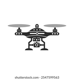 Un logotipo elegante y futurista para una marca de cámaras de drones, que incorpora Formas abstractas o una silueta de drones para reflejar la innovación, la precisión y la tecnología avanzada.