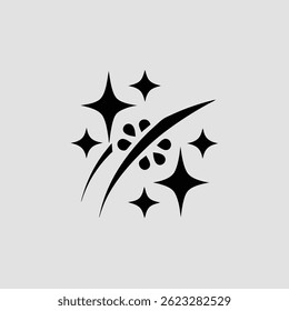 Sleek Futuristic Spa Logo Design with Abstract Minimal Symbol