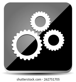 Sleek Gear Icon