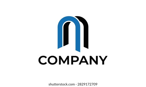 Sleek geometric archway symbol representing stability and professional identity.