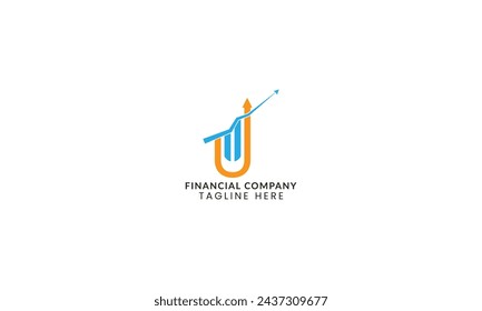 Sleek icon symbolizing financial expertise, reliability, and growth in a contemporary vector illustration logo design.