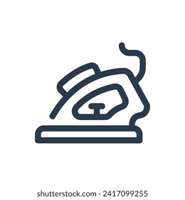Sleek Iron Vector Icon Illustration