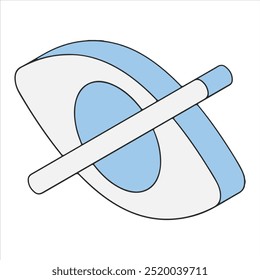 Sleek Isometric Hide Vector Illustration