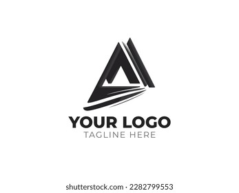 Sleek Letter A Logo Vector Design Template