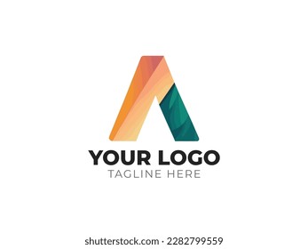 Sleek Letter A Logo Vector Design Template