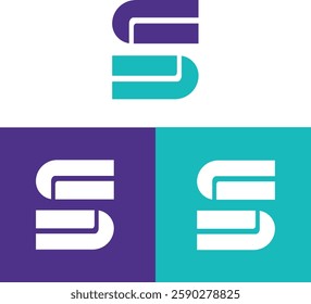 Sleek Letter S logo with minimalist design, symbolizing elegance and simplicity
