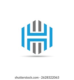 A sleek logo featuring a geometric H inside a hexagon, symbolizing strength, structure, and innovation. Perfect for tech, construction, health, or any business seeking a bold, modern identity.
