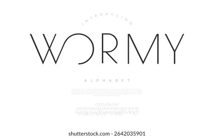 Sleek, minimal, geometric display font for clean branding, product labels, and tech-focused design