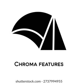 Sleek minimalist chromatic wave with smooth gradient transition, ideal for corporate branding, tech logos, and modern design projects.
