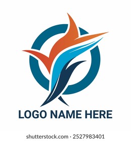 Sleek Minimalist Company Logo Vector Design