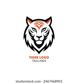 A Sleek, Minimalist Tiger Logo