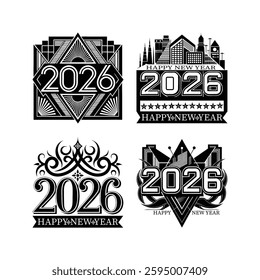 A sleek and modern 2026 wall