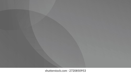 Un fondo abstracto elegante y moderno presenta curvas y arcos grises translúcidos y suaves en capas sobre un degradado sutil, creando un diseño sofisticado y minimalista perfecto para la decoración contemporánea