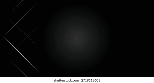 A sleek and modern abstract background featuring a dark, almost black, color palette. Diagonal lines in a lighter shade cross the left side, adding a dynamic element.