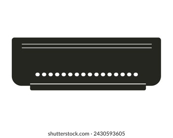 A sleek, modern air conditioner unit designed for efficient cooling with advanced vector airflow technology for uniform distribution and energy savings