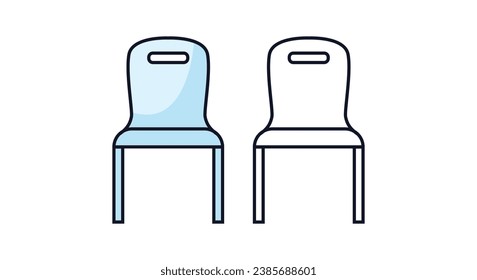 Sleek Modern Chair Vector graphics