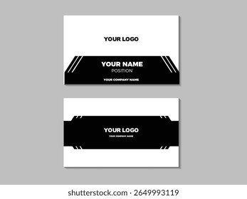 A sleek, modern corporate business card template perfect for professionals. Fully editable files for easy customization. Ideal for any industry looking for a clean, professional brand identity.