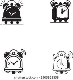 A sleek and modern digital illustration of a notification bell icon with a ringing effect. 