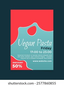 A sleek, modern flyer design for restaurants and fast food businesses, featuring vibrant visuals, enticing food images, and clear, concise details to attract customers and boost sales