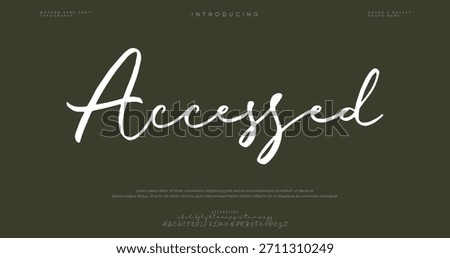 A sleek, modern font with a touch of elegance and a bold twist for standout designs.
