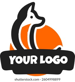 A sleek and modern fox logo featuring a minimalist and elegant design. Perfect for branding, corporate identity, or digital projects.