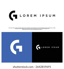 Sleek and modern G initial logo, perfect for branding, packaging, or business presentations.