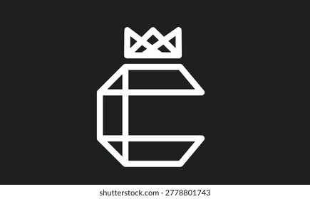 A sleek, modern geometric logo features a stylized letter 