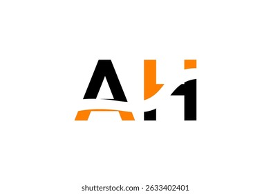 Sleek and Modern A h Logo Vector – Perfect for Business Branding, Digital Design, and Creative Identity