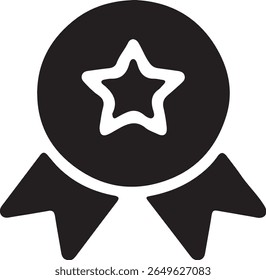 A sleek and modern icon that visually represents excellence, high achievement, and top-tier performance. The icon features a gold trophy or medal at its center, often adorned with a star to symbolize 