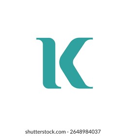 A sleek and modern "K" letter logo featuring clean, bold lines that convey strength and professionalism. The design emphasizes symmetry and balance, with sharp angles giving it a dynamic.