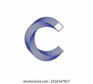 A sleek and modern logo design featuring the letter "C" with a bold and minimalistic approach. Ideal for branding, corporate identity, or creative projects. This vector file is perfect for use in ..