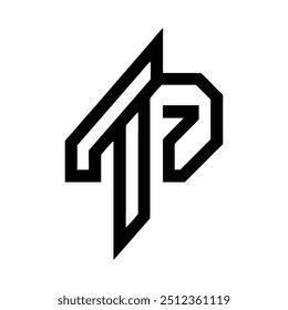 Um design de logotipo moderno e elegante para uma empresa de tecnologia inovadora, apresentando elementos vetoriais elegantes que refletem inovação de ponta e profissionalismo, perfeito para a marca contemporânea.