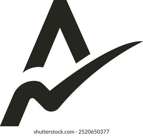 A sleek, modern logo featuring a stylized letter "A" intertwined with a vibrant color gradient, symbolizing innovation and creativity. Perfect for tech or design brands.