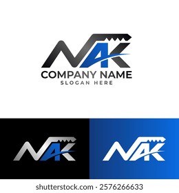 A sleek, modern logo featuring stylized letters "NAK" forming a powerful, dynamic shape. The design incorporates elements of wrenches, symbolizing expertise and precision in automotive repair