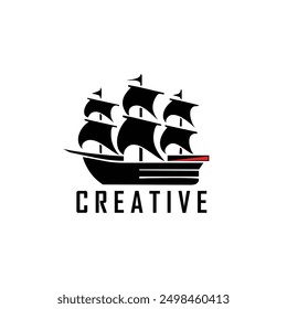 A sleek, modern ship logo embodying innovation and efficiency