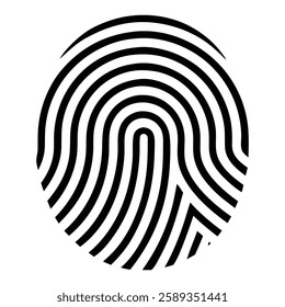A sleek and modern vector illustration of a finger touch gesture.