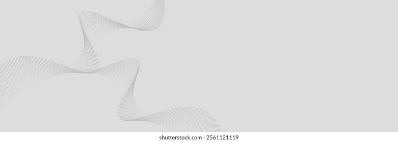 Sleek and Modern White Particle Wave Design with Detailed Textures, Perfect for Minimalist Digital Backgrounds, High-End Visual Projects, and Contemporary Graphic Designs