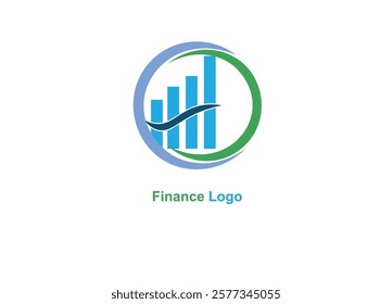 A sleek monogram logo combining initials and financial elements to create a sophisticated and memorable design. Ideal for financial consultants, investment firms, and accounting services professional.