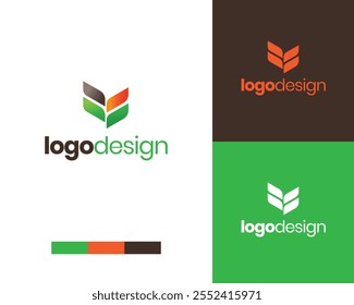 Sleek and Nature Style Logo