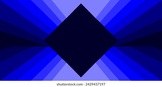 elegante fondo azul marino, que combina a la perfección elementos abstractos, sombras y degradados. Este estandarte artístico, vacío de cualquier presencia humana, captura perfectamente la esencia de la tecnología y de lo social 